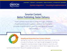 Tablet Screenshot of oberontech.com